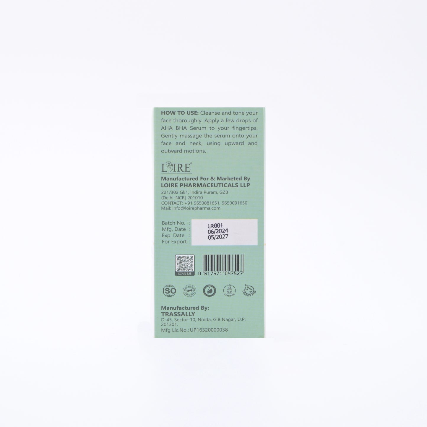 LOIRE AHA BHA FACE SERUM
