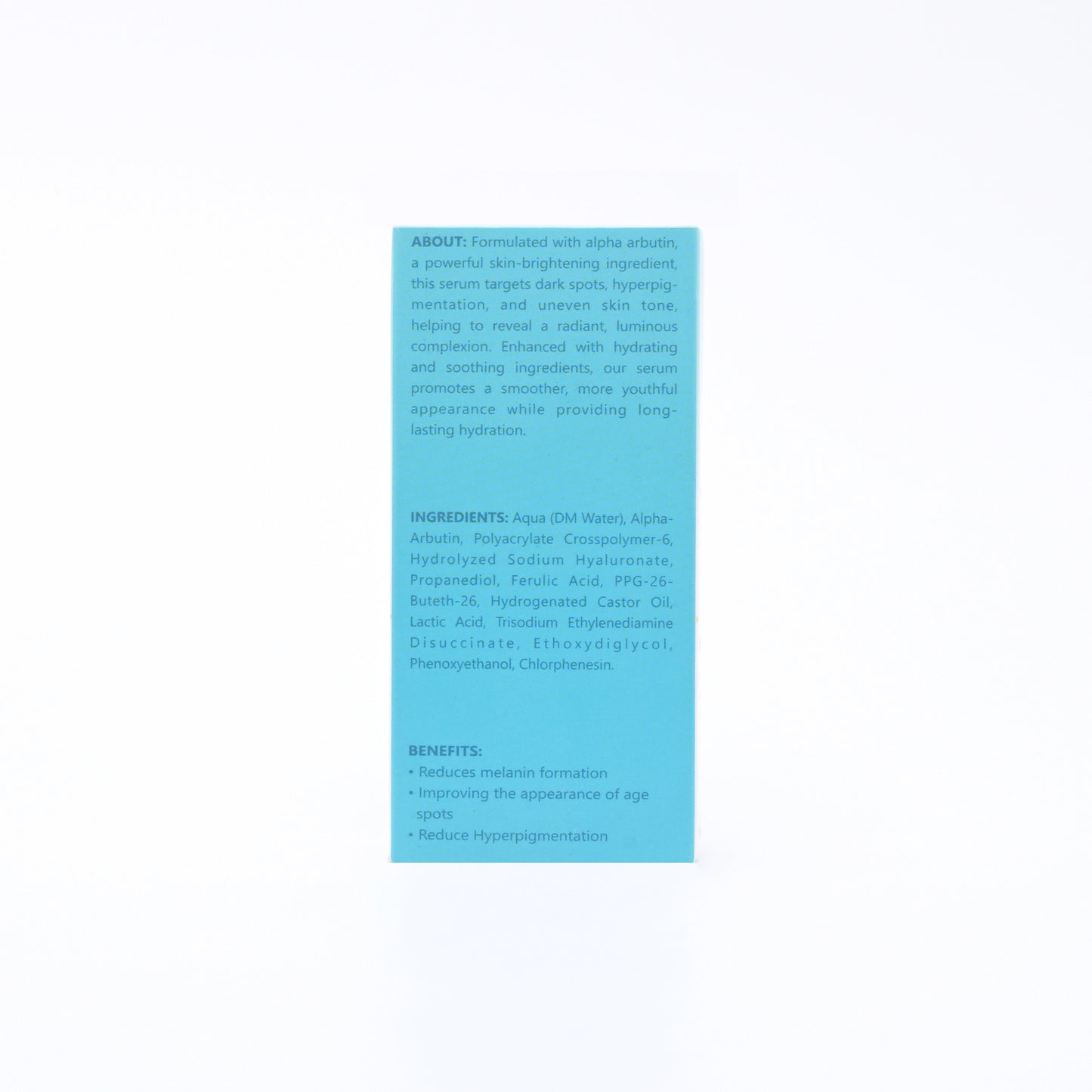 LOIRE ALPHA ARBUTIN SERUM