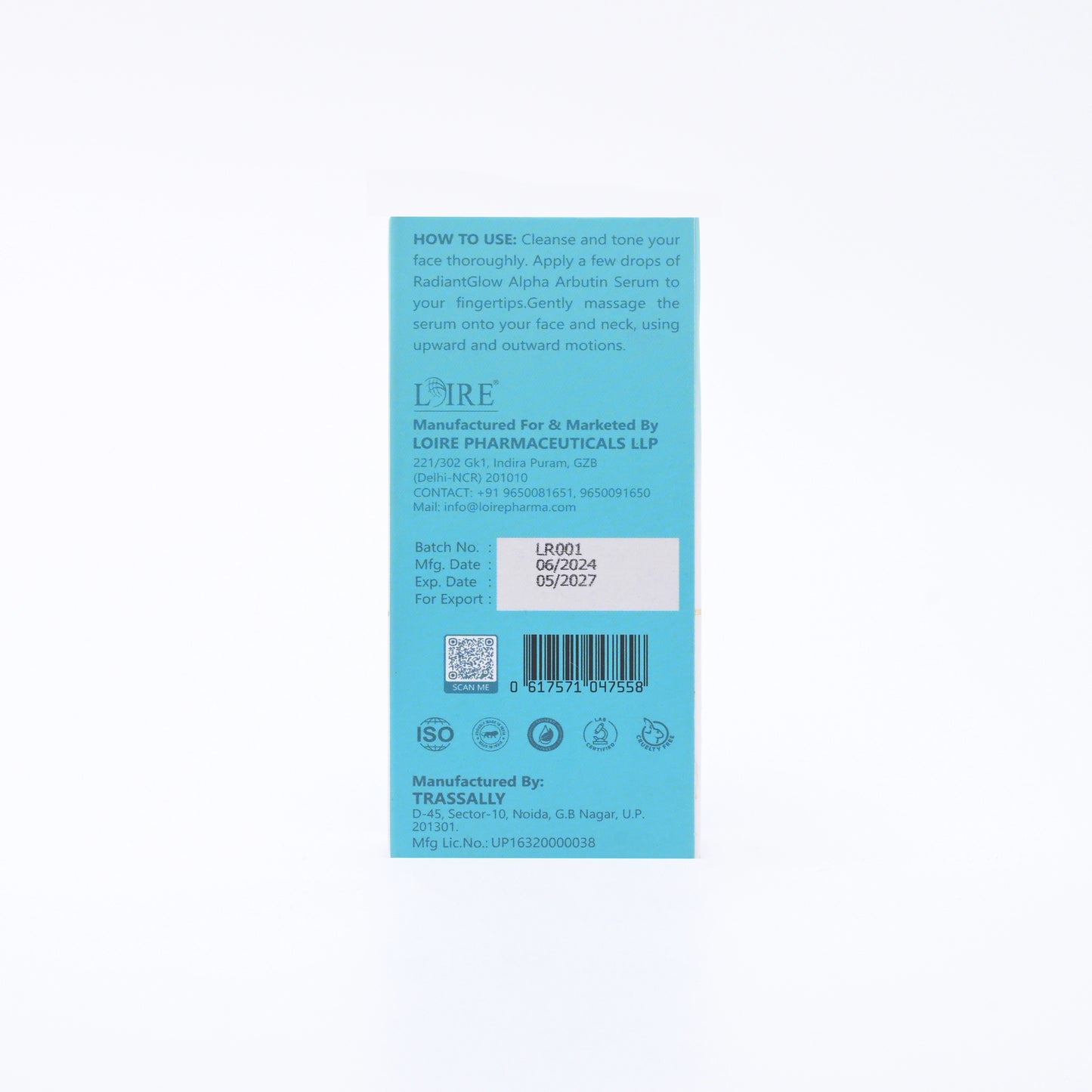LOIRE ALPHA ARBUTIN SERUM
