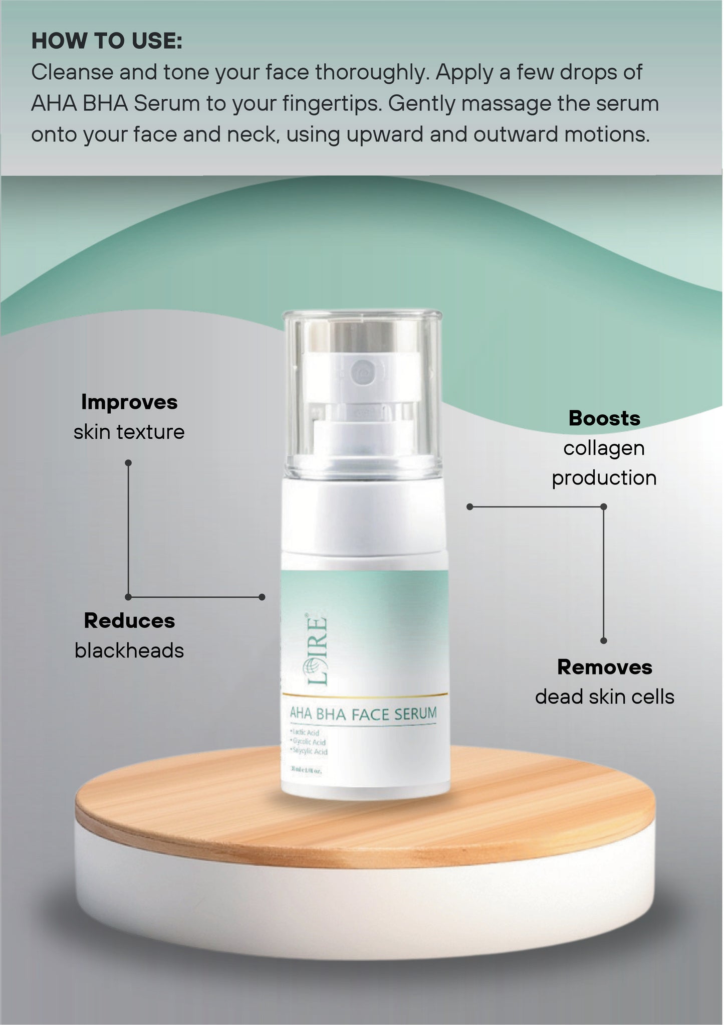 LOIRE AHA BHA FACE SERUM