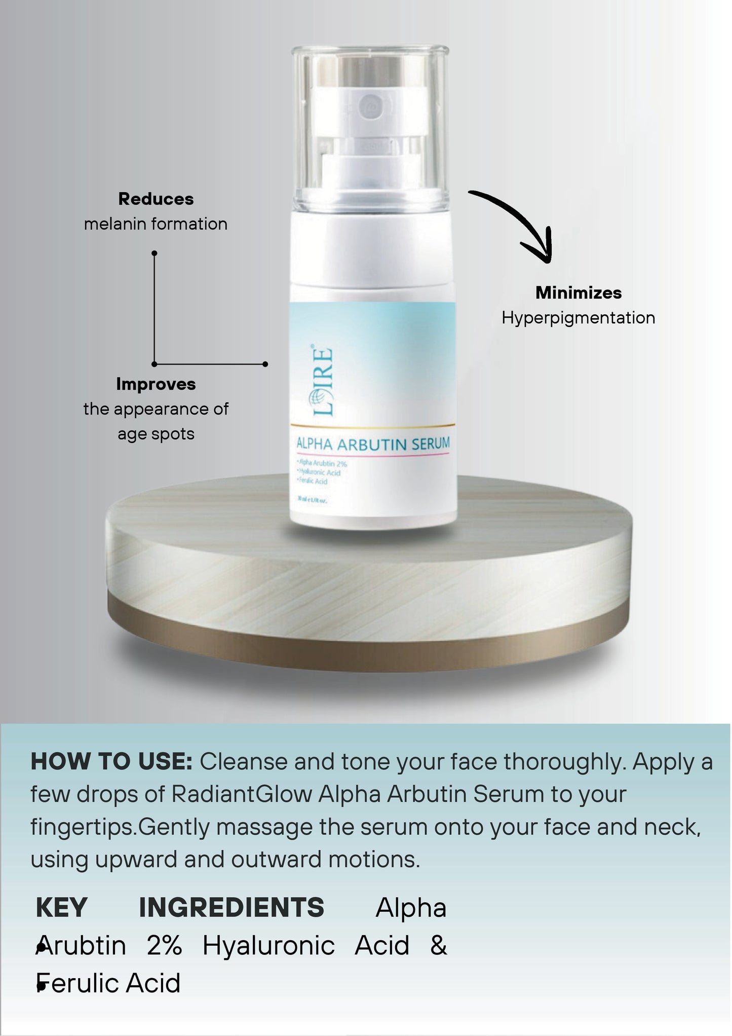 LOIRE ALPHA ARBUTIN SERUM